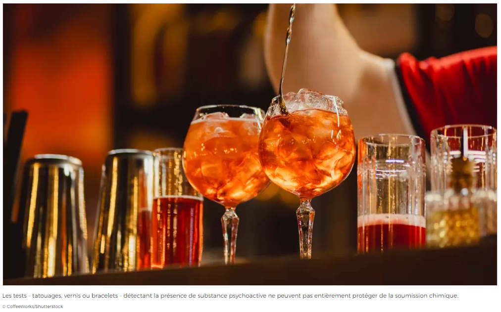 Un tatouage pour détecter le GHB, quelle efficacité ?