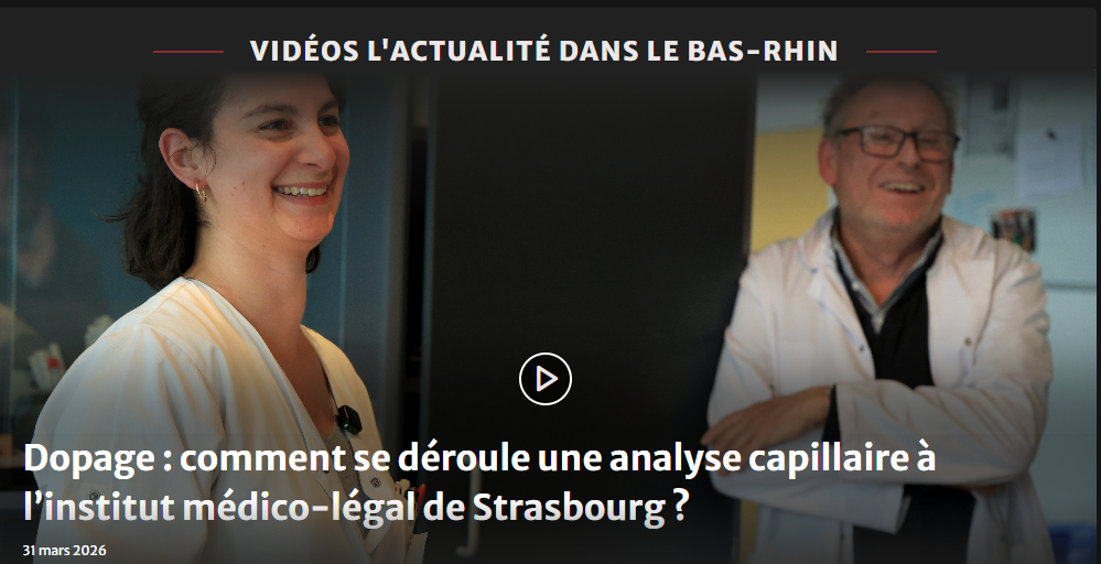 Dopage : comment se déroule une analyse capillaire à l’institut médico-légal de Strasbourg ?